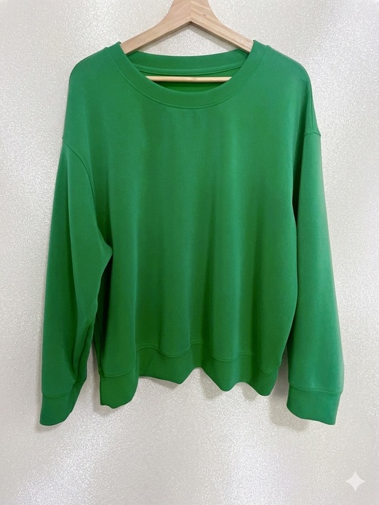 a new day Tops - a new day Bright Green Crewneck Bounce Sweatshirt XXL
